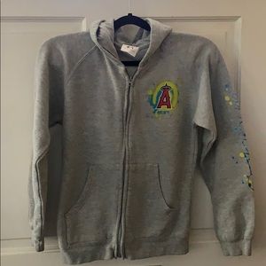CCandy LA Angels MLB Sweatshirt ZipUp Hoodie Girls